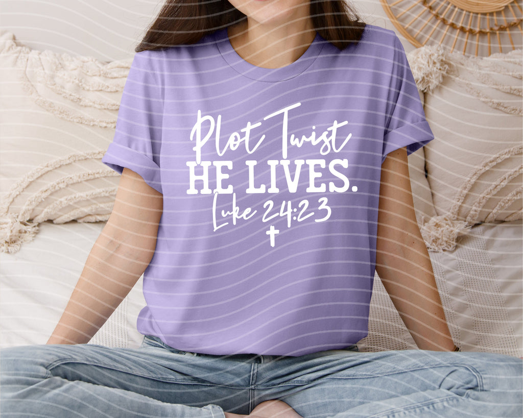 Plot Twist He Lives Graphic Tee product image 1