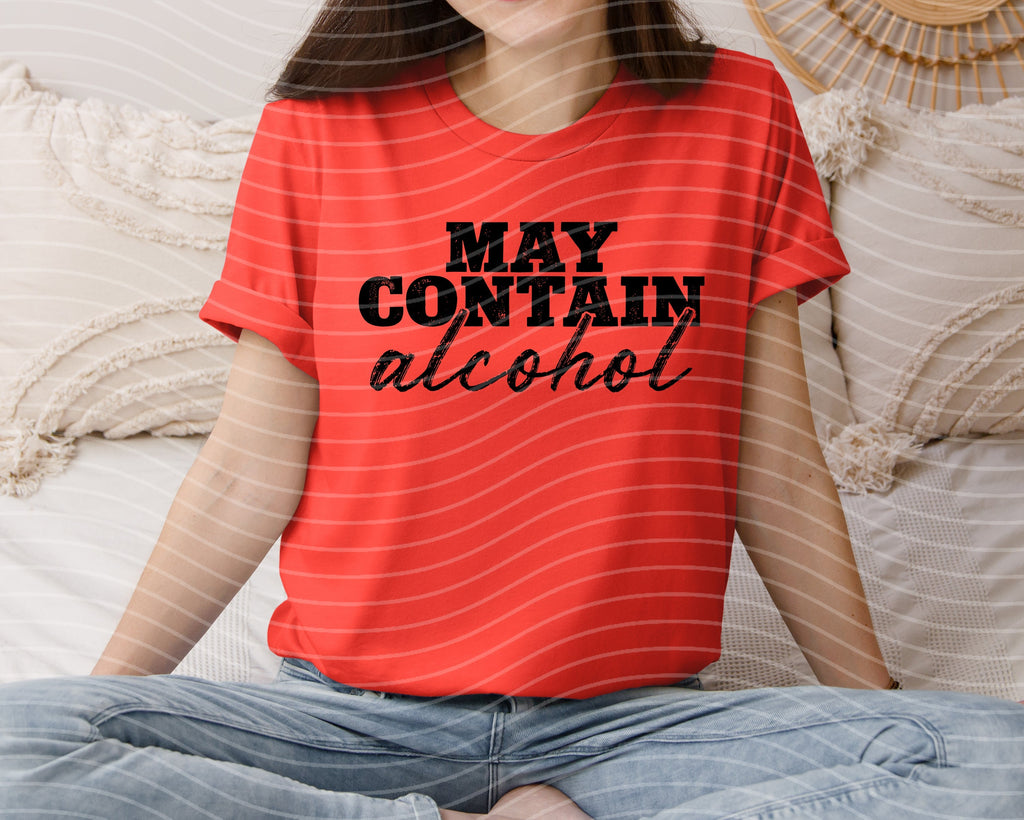 May Contain Alcohol Graphic Tee product image 1