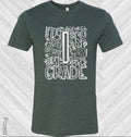 1st Grade Subway Art Graphic Tee product image 1