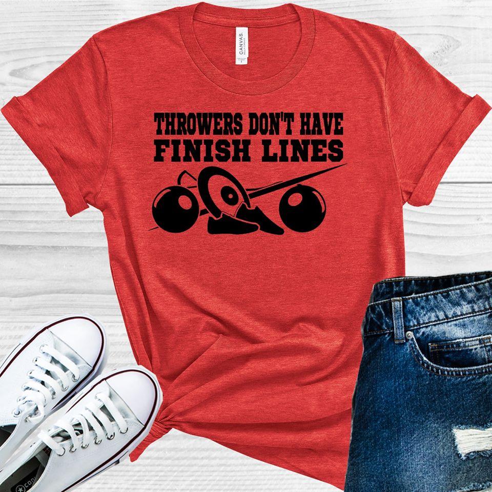 Throwers Don't Have Finish Lines Graphic Tee product image 1