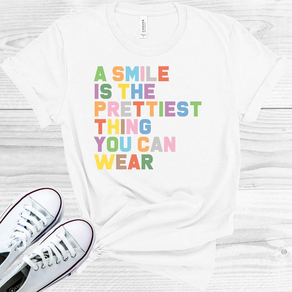 A Smile is the Prettiest Thing You Can Wear Graphic Tee product image 1
