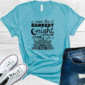 Even the Darkest Night Will End and Sun Rise Graphic Tee product image 1
