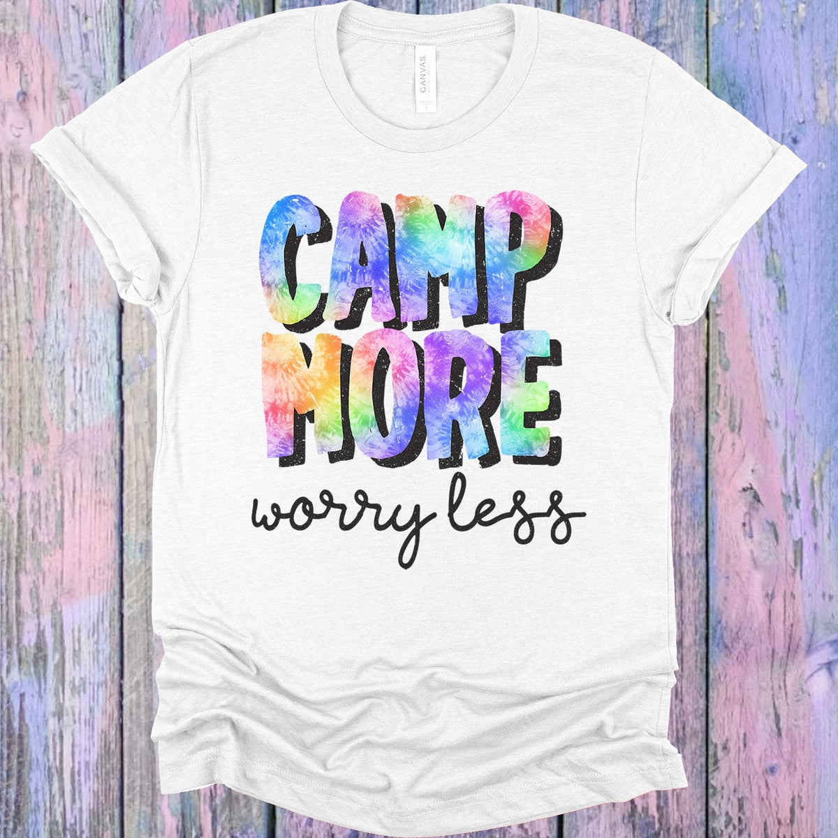 Camp More Worry Less Graphic Tee product image 1