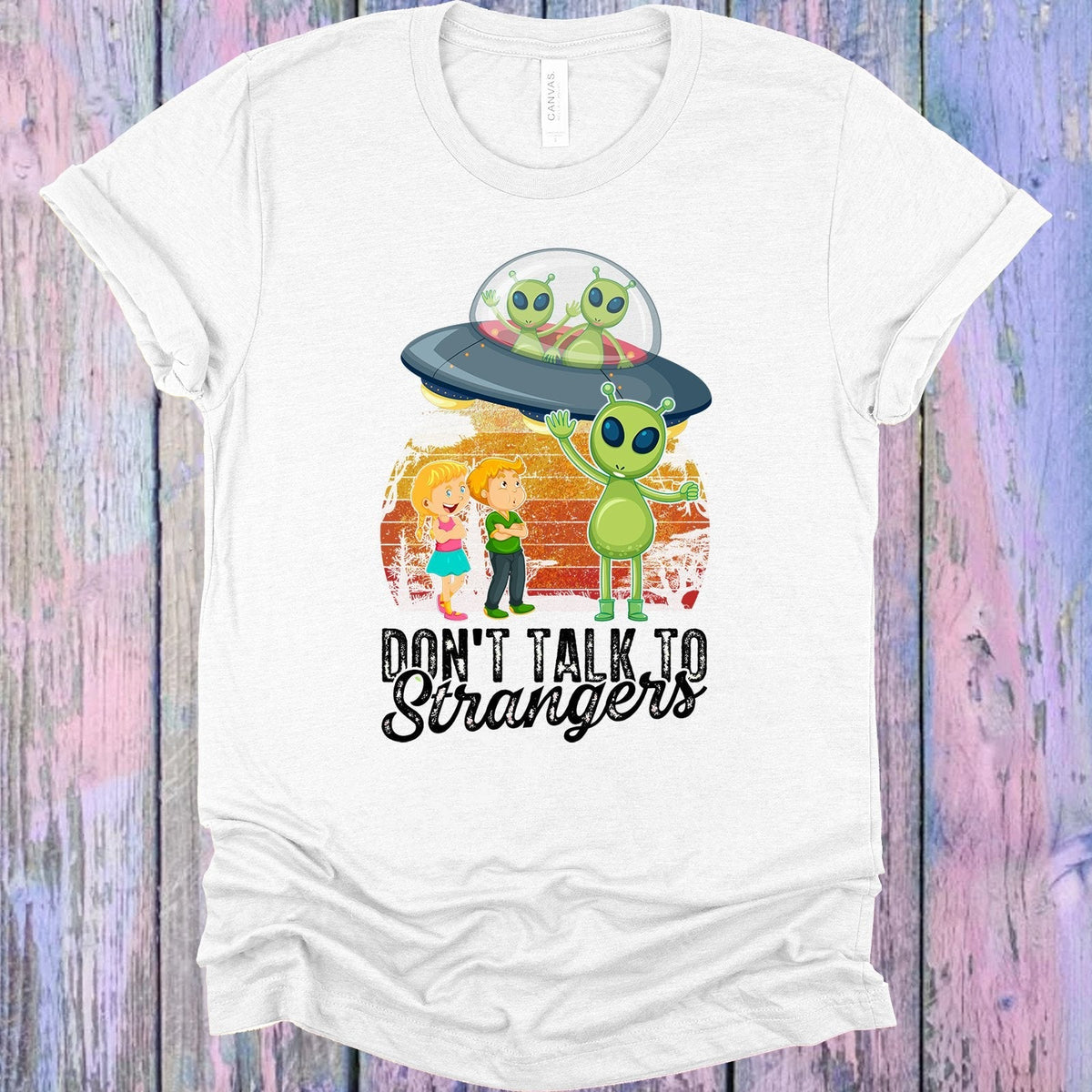 Don't Talk to Strangers Graphic Tee product image 1