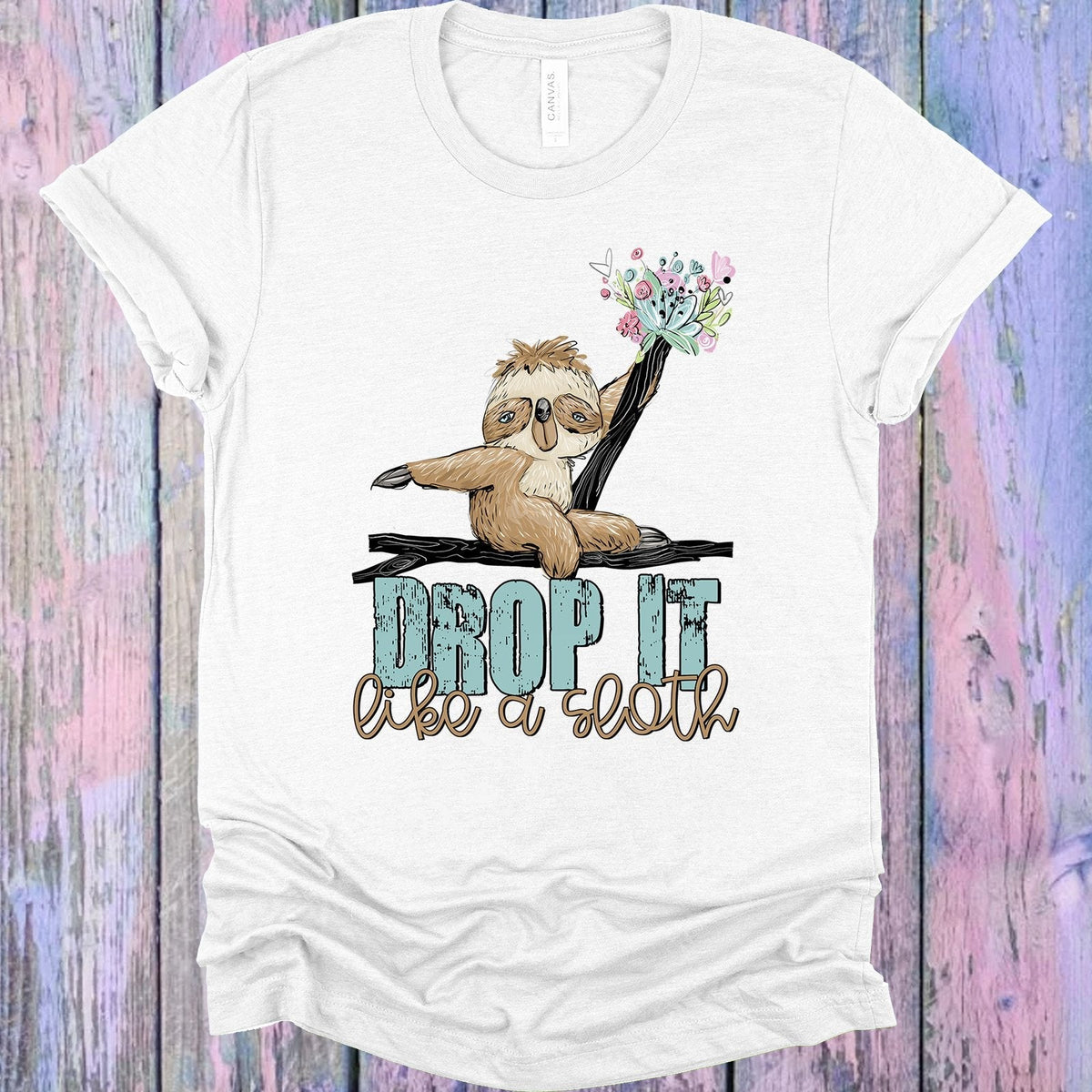 Drop It Like a Sloth Graphic Tee product image 1