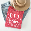 Lit as a Christmas Tree Graphic Tee product image 1