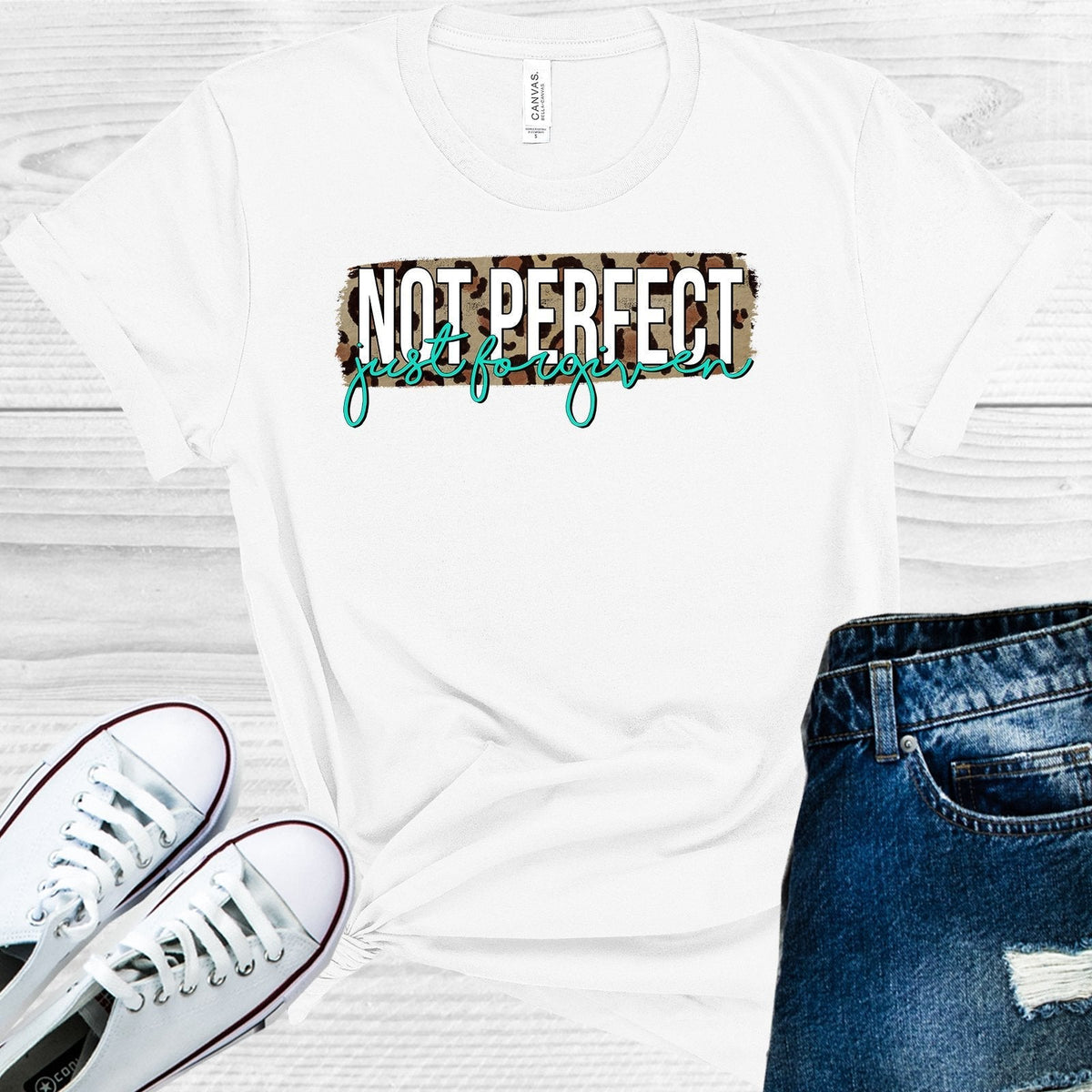 Not Perfect Just Forgiven Graphic Tee product image 1