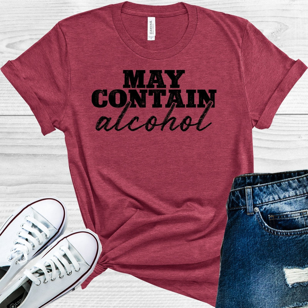 May Contain Alcohol Graphic Tee product image 2