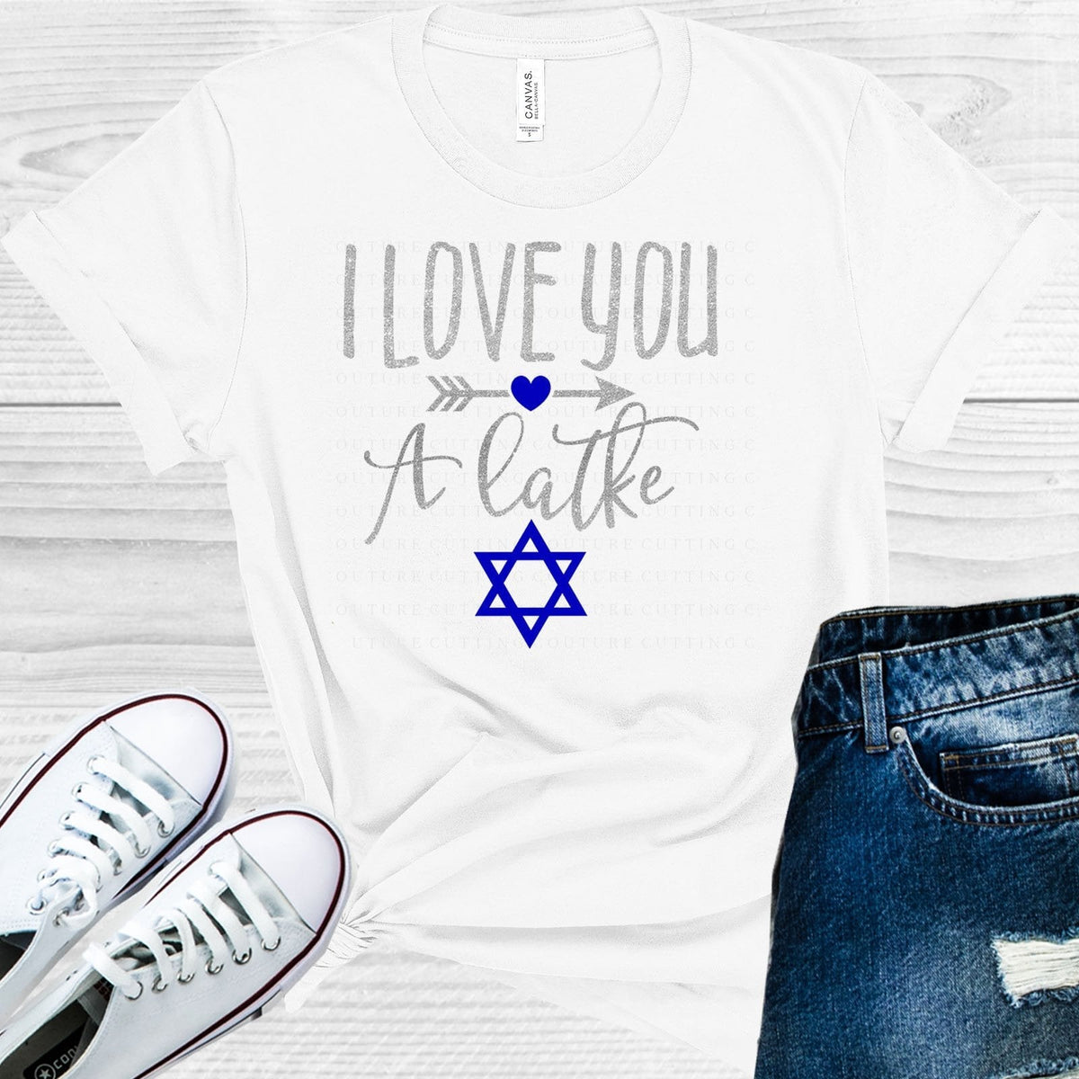 I Love You a Latke Graphic Tee product image 1
