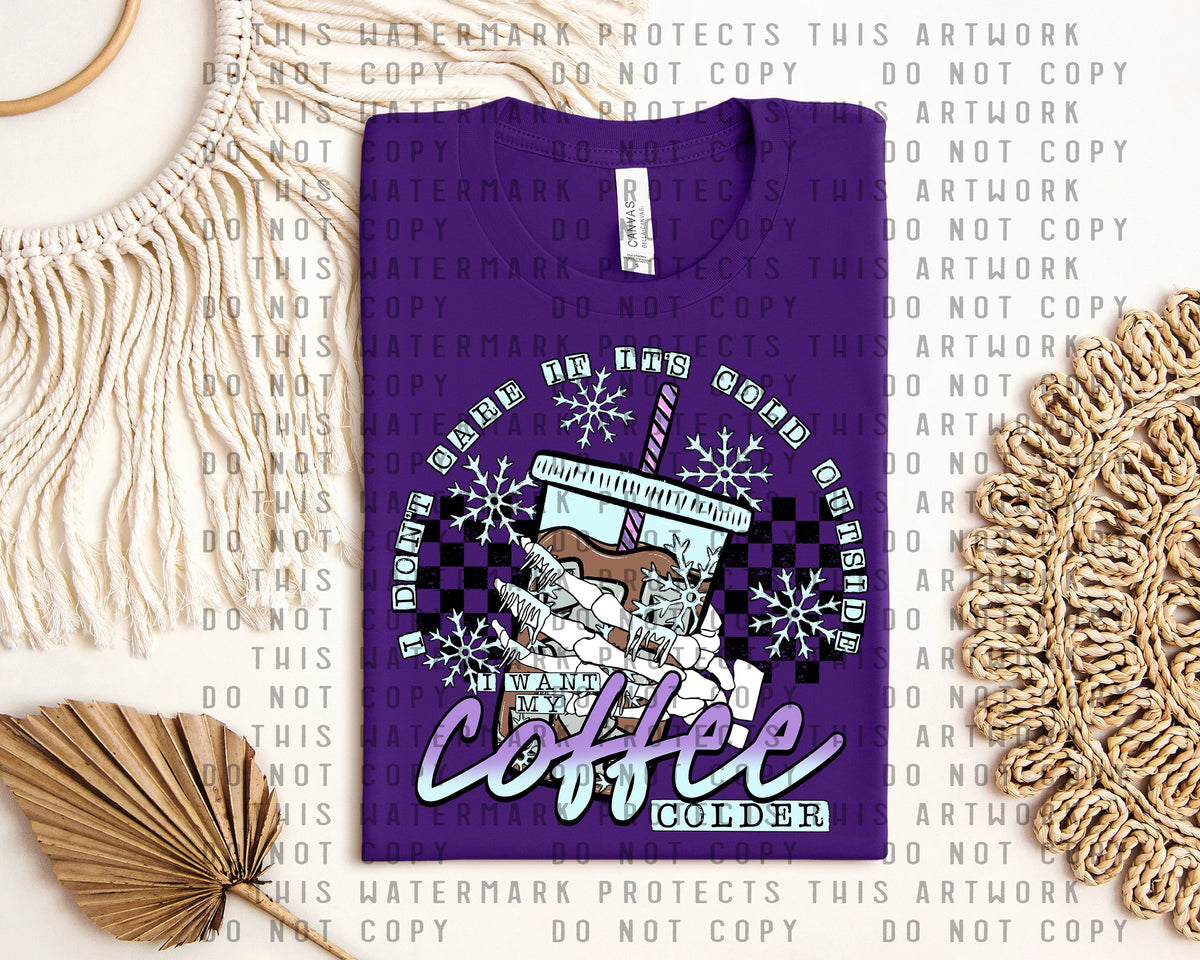 I Want My Coffee Colder Graphic Tee product image 1