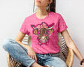 Valentine Highland Cow Graphic Tee product image 1
