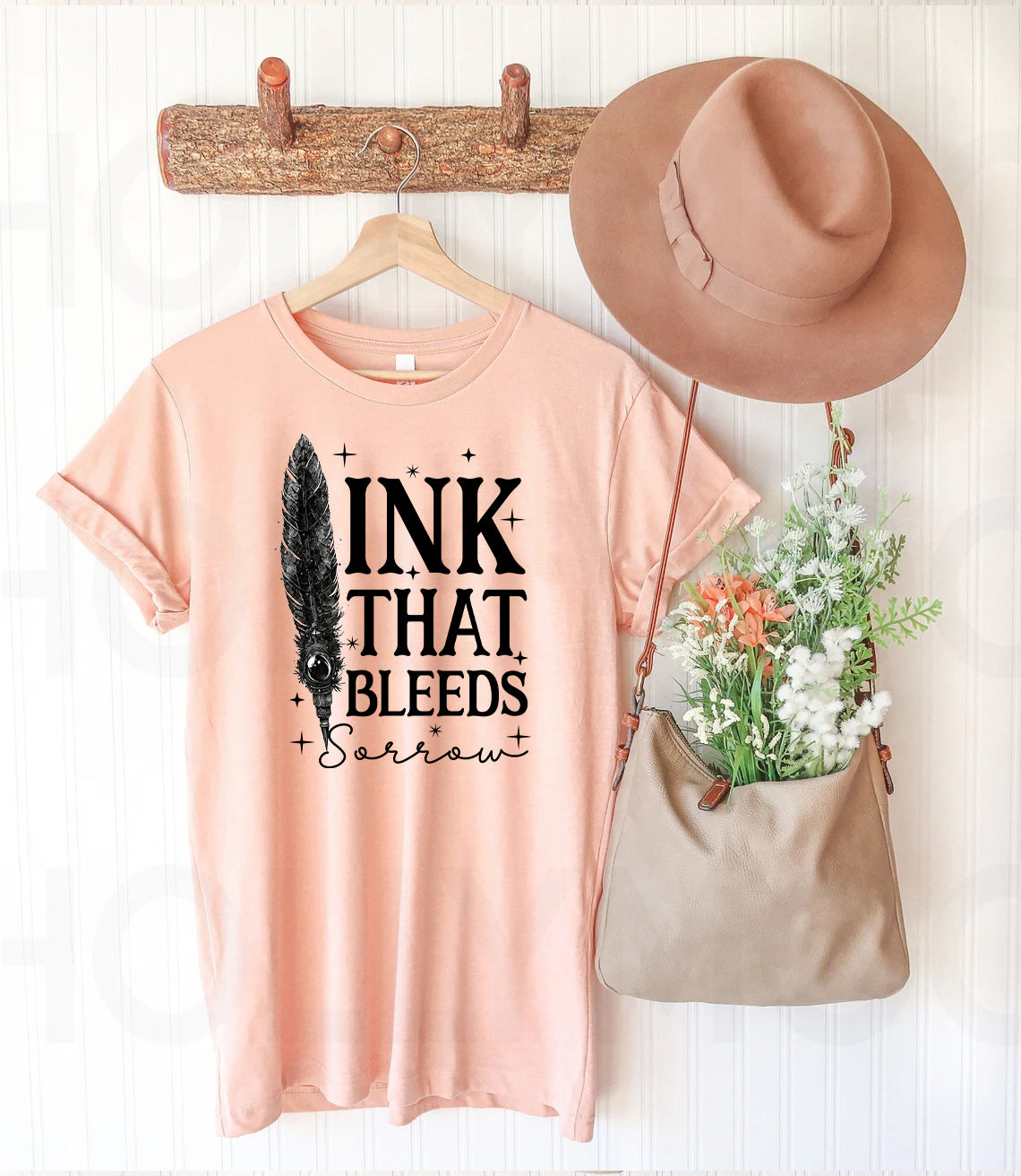 Ink That Bleeds Sorrow Graphic Tee product image 1
