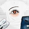 Peach Ribbon Awareness Eye Graphic Tee product image 1
