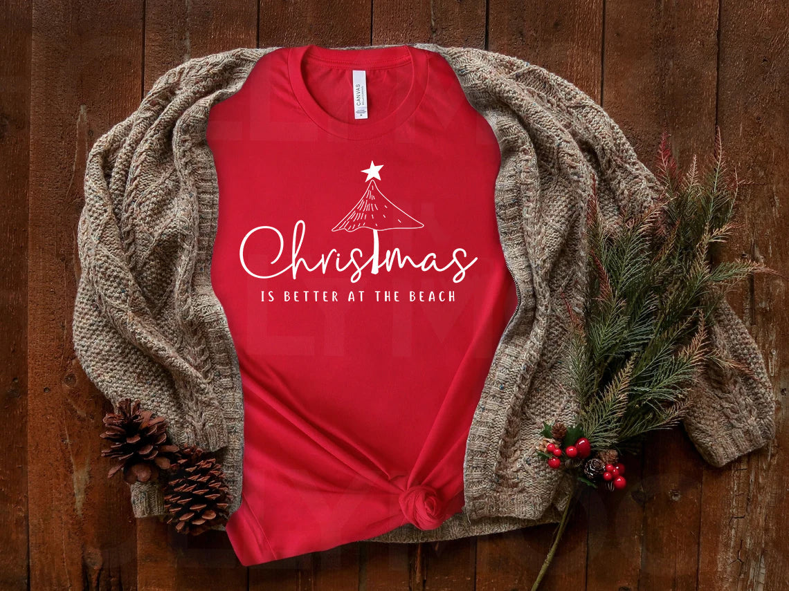 Christmas is Better at the Beach Graphic Tee product image 1