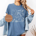 Cosmetology Doodle Icons Graphic Tee product image 1