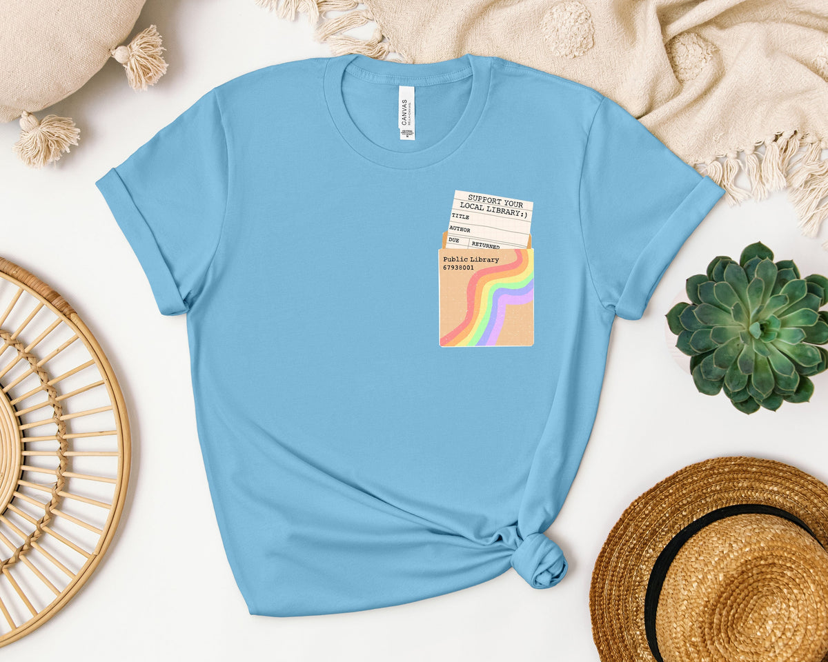 Support Your Local Library Graphic Tee product image 1