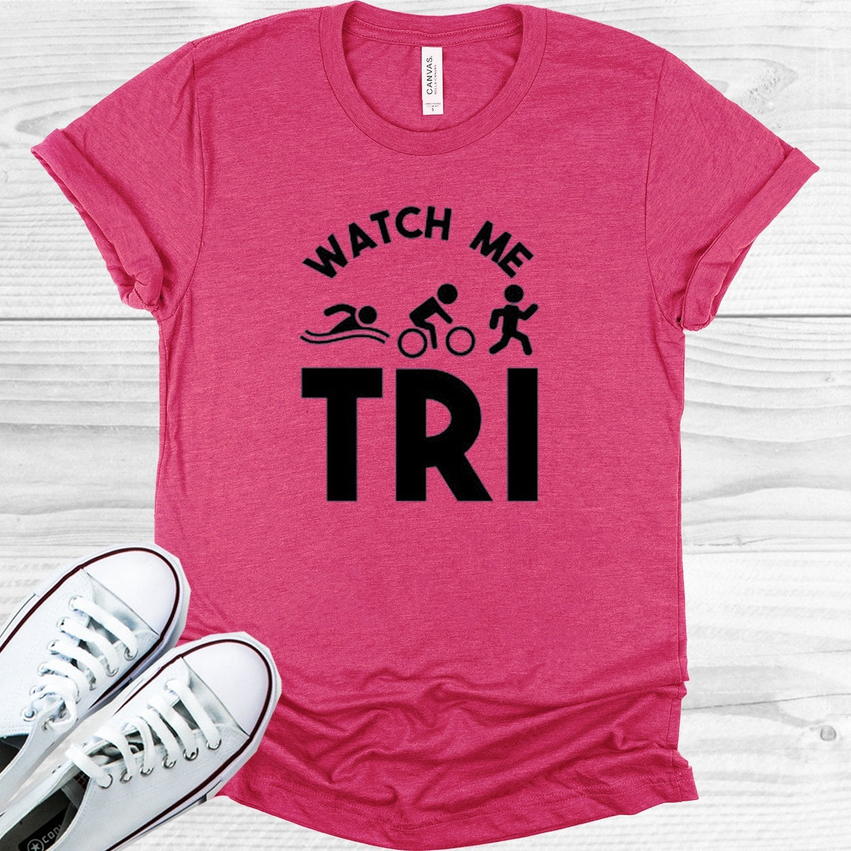 Watch Me Tri Graphic Tee product image 1