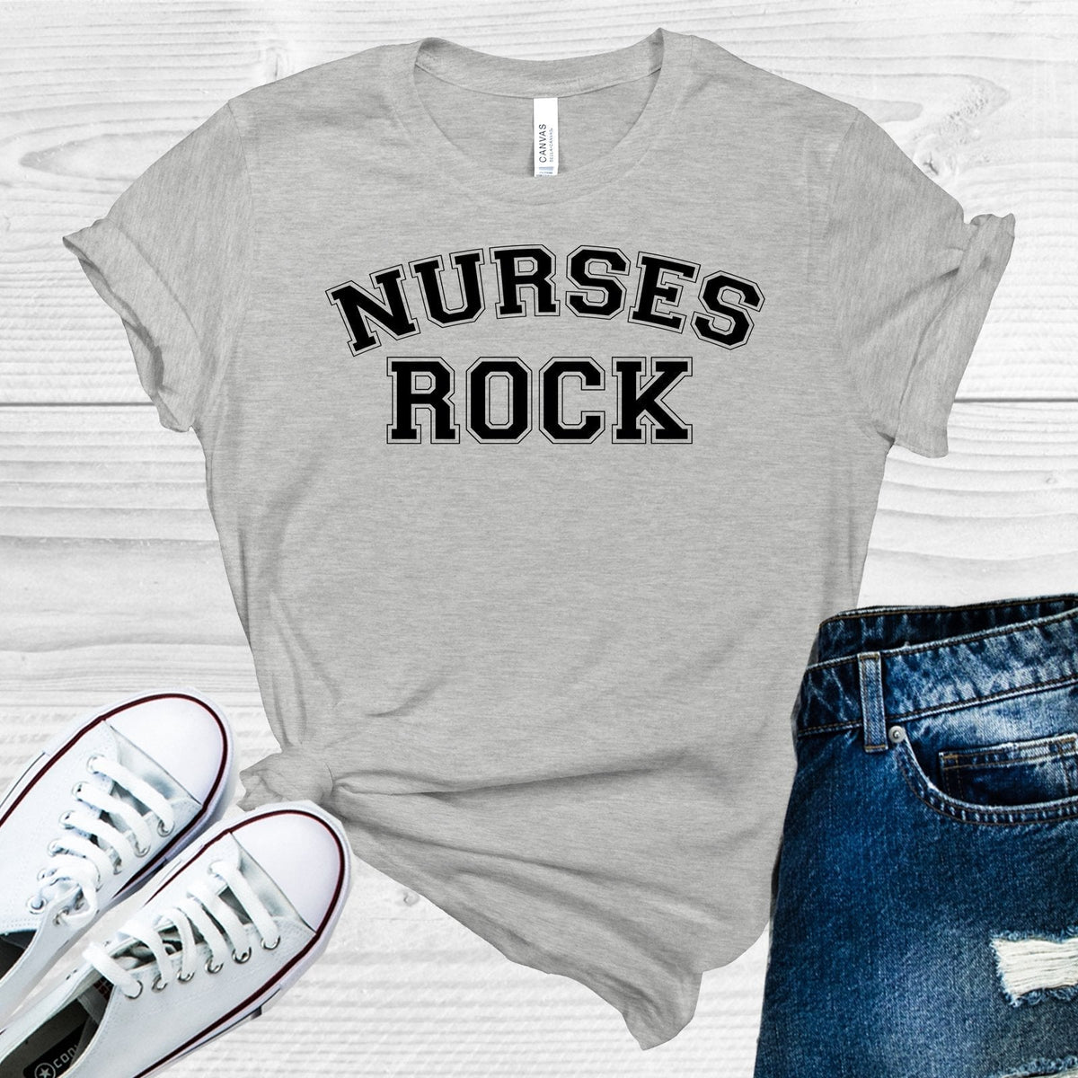 Nurses Rock Graphic Tee product image 1
