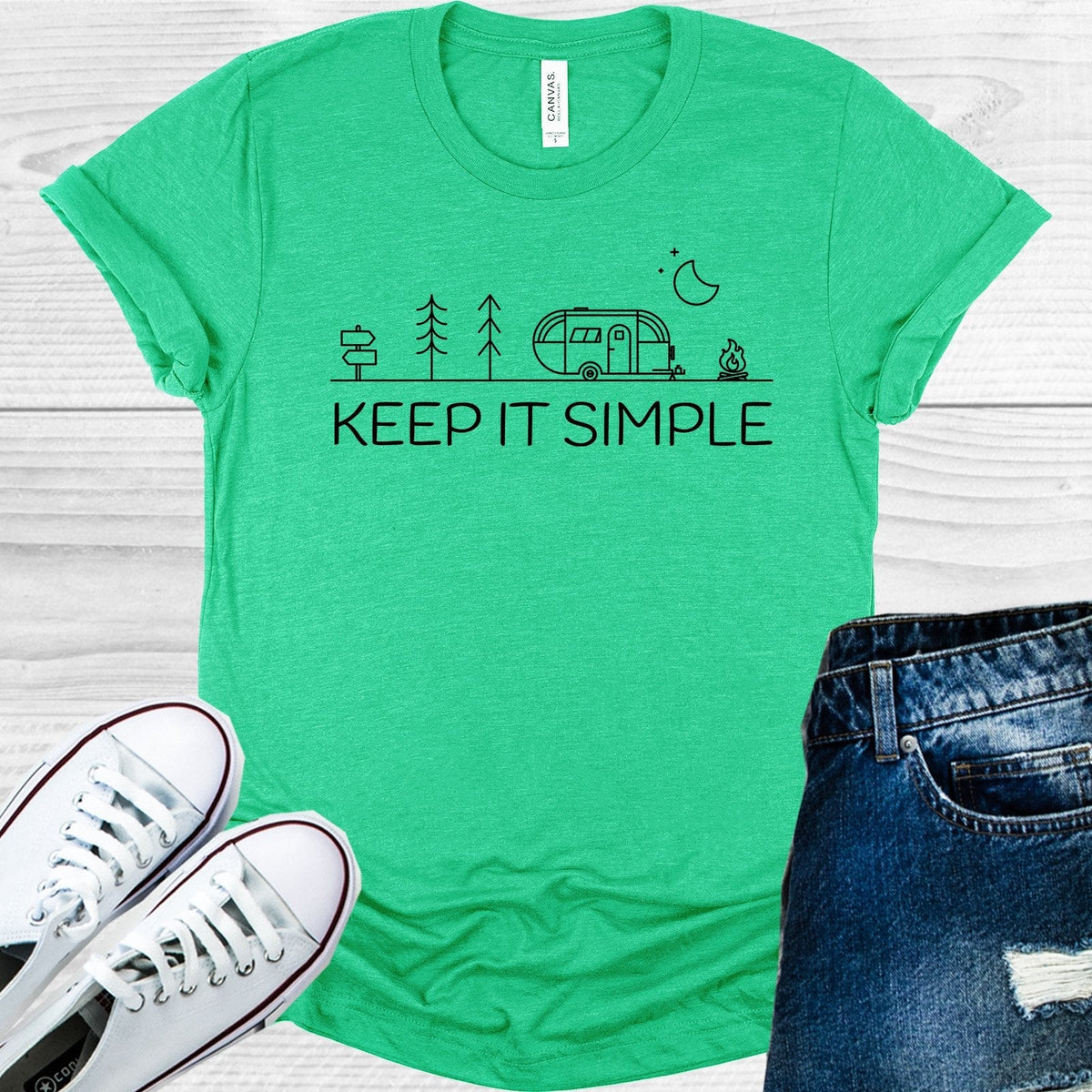 Keep It Simple Graphic Tee product image 1
